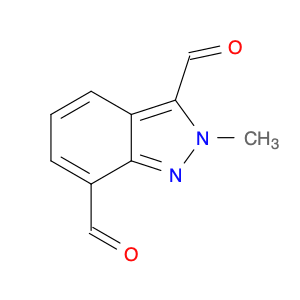 2H-Indazole-3,7-dicarboxaldehyde, 2-methyl-