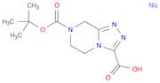 1,2,4-Triazolo[4,3-a]pyrazine-3,7(8H)-dicarboxylic acid, 5,6-dihydro-, 7-(1,1-dimethylethyl) ester…