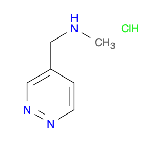 4-Pyridazinemethanamine, N-methyl-, hydrochloride (1:1)