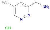 3-Pyridazinemethanamine, 5-methyl-, hydrochloride (1:1)