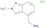 2H-Indazole-4-methanamine, 2-methyl-, hydrochloride (1:1)