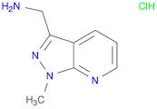 1H-Pyrazolo[3,4-b]pyridine-3-methanamine, 1-methyl-, hydrochloride (1:1)