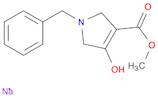 1H-Pyrrole-3-carboxylic acid, 2,5-dihydro-4-hydroxy-1-(phenylmethyl)-, methyl ester, sodium salt...