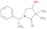 2-Pyrrolidinone, 4-hydroxy-3,3-dimethyl-1-[(1R)-1-phenylethyl]-