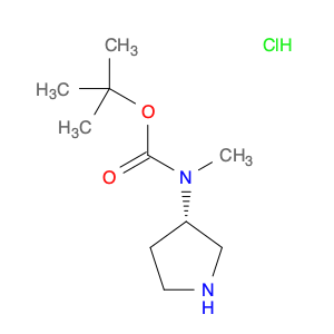 Carbamic acid, N-methyl-N-(3S)-3-pyrrolidinyl-, 1,1-dimethylethyl ester, hydrochloride (1:1)