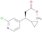 4-Pyridinepropanoic acid, 2-chloro-β-cyclopropyl-, methyl ester, (βS)-