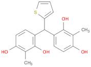 1,3-Benzenediol, 4,4'-(2-thienylmethylene)bis[2-methyl-