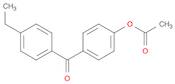 Methanone, [4-(acetyloxy)phenyl](4-ethylphenyl)-