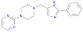 Pyrimidine, 2-[4-[(2-phenyl-1H-imidazol-5-yl)methyl]-1-piperazinyl]-