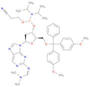 Methanimidamide, N'-[9-[5-O-[bis(4-methoxyphenyl)phenylmethyl]-3-O-[[bis(1-methylethyl)amino](2-cy…