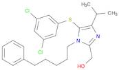 1H-Imidazole-2-methanol, 5-[(3,5-dichlorophenyl)thio]-4-(1-methylethyl)-1-(5-phenylpentyl)-