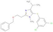 1H-Imidazole, 5-[(3,5-dichlorophenyl)thio]-1-methyl-4-(1-methylethyl)-2-[2-(phenylmethoxy)ethyl]-