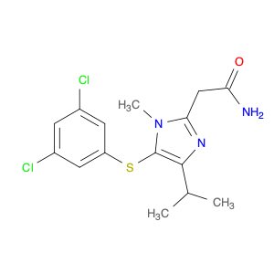 1H-Imidazole-2-acetamide, 5-[(3,5-dichlorophenyl)thio]-1-methyl-4-(1-methylethyl)-