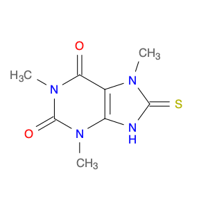 1H-Purine-2,6-dione, 3,7,8,9-tetrahydro-1,3,7-trimethyl-8-thioxo-