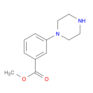 Benzoic acid, 3-(1-piperazinyl)-, methyl ester