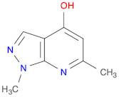 1H-Pyrazolo[3,4-b]pyridin-4-ol, 1,6-dimethyl-