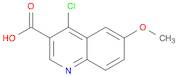 3-Quinolinecarboxylic acid, 4-chloro-6-methoxy-