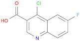 3-Quinolinecarboxylic acid, 4-chloro-6-fluoro-