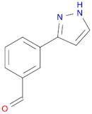 Benzaldehyde, 3-(1H-pyrazol-3-yl)-