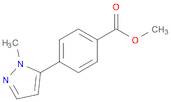 Benzoic acid, 4-(1-methyl-1H-pyrazol-5-yl)-, methyl ester