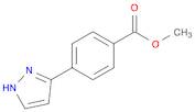 Benzoic acid, 4-(1H-pyrazol-3-yl)-, methyl ester