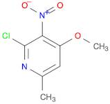 Pyridine, 2-chloro-4-methoxy-6-methyl-3-nitro-