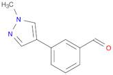 Benzaldehyde, 3-(1-methyl-1H-pyrazol-4-yl)-