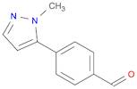 Benzaldehyde, 4-(1-methyl-1H-pyrazol-5-yl)-