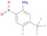 Benzenamine, 4-fluoro-2-nitro-5-(trifluoromethyl)-