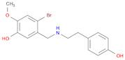 PHENOL, 4-BROMO-5-[[[2-(4-HYDROXYPHENYL)ETHYL]AMINO]METHYL]-2-METHOXY-