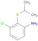 Benzenamine, 3-chloro-2-[(1-methylethyl)thio]-