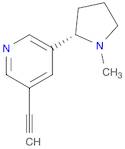 Pyridine, 3-ethynyl-5-[(2S)-1-methyl-2-pyrrolidinyl]-