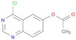 6-Quinazolinol, 4-chloro-, 6-acetate