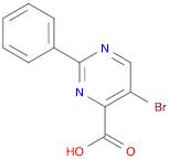 4-Pyrimidinecarboxylic acid, 5-bromo-2-phenyl-