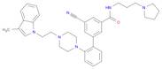 [1,1'-Biphenyl]-3-carboxamide, 5-cyano-2'-[4-[2-(3-methyl-1H-indol-1-yl)ethyl]-1-piperazinyl]-N-...