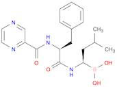 Boronic acid, B-[(1R)-3-methyl-1-[[(2S)-1-oxo-3-phenyl-2-[(2-pyrazinylcarbonyl)amino]propyl]amino]…