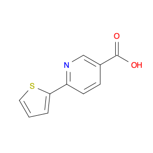 3-Pyridinecarboxylic acid, 6-(2-thienyl)-