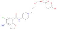 Butanedioic acid, compd. with 4-amino-5-chloro-2,3-dihydro-N-[1-(3-methoxypropyl)-4-piperidinyl]-7…