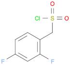 Benzenemethanesulfonyl chloride, 2,4-difluoro-