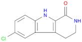 1H-Pyrido[3,4-b]indol-1-one, 6-chloro-2,3,4,9-tetrahydro-