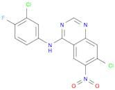 4-Quinazolinamine, 7-chloro-N-(3-chloro-4-fluorophenyl)-6-nitro-