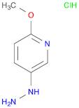 Pyridine, 5-hydrazinyl-2-methoxy-, hydrochloride (1:1)