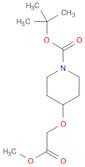 1-Piperidinecarboxylic acid, 4-(2-methoxy-2-oxoethoxy)-, 1,1-dimethylethyl ester