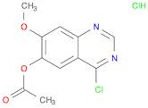 6-Quinazolinol, 4-chloro-7-methoxy-, 6-acetate, hydrochloride (1:1)