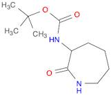 Carbamic acid, N-(hexahydro-2-oxo-1H-azepin-3-yl)-, 1,1-dimethylethyl ester