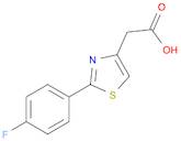 4-Thiazoleacetic acid, 2-(4-fluorophenyl)-