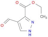 1H-Pyrazole-3-carboxylic acid, 4-formyl-, ethyl ester