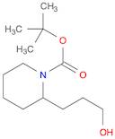 1-Piperidinecarboxylic acid, 2-(3-hydroxypropyl)-, 1,1-dimethylethyl ester