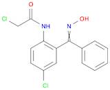 Acetamide, 2-chloro-N-[4-chloro-2-[(hydroxyimino)phenylmethyl]phenyl]-