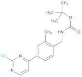 Carbamic acid, N-[[4-(2-chloro-4-pyrimidinyl)-2-methylphenyl]methyl]-, 1,1-dimethylethyl ester